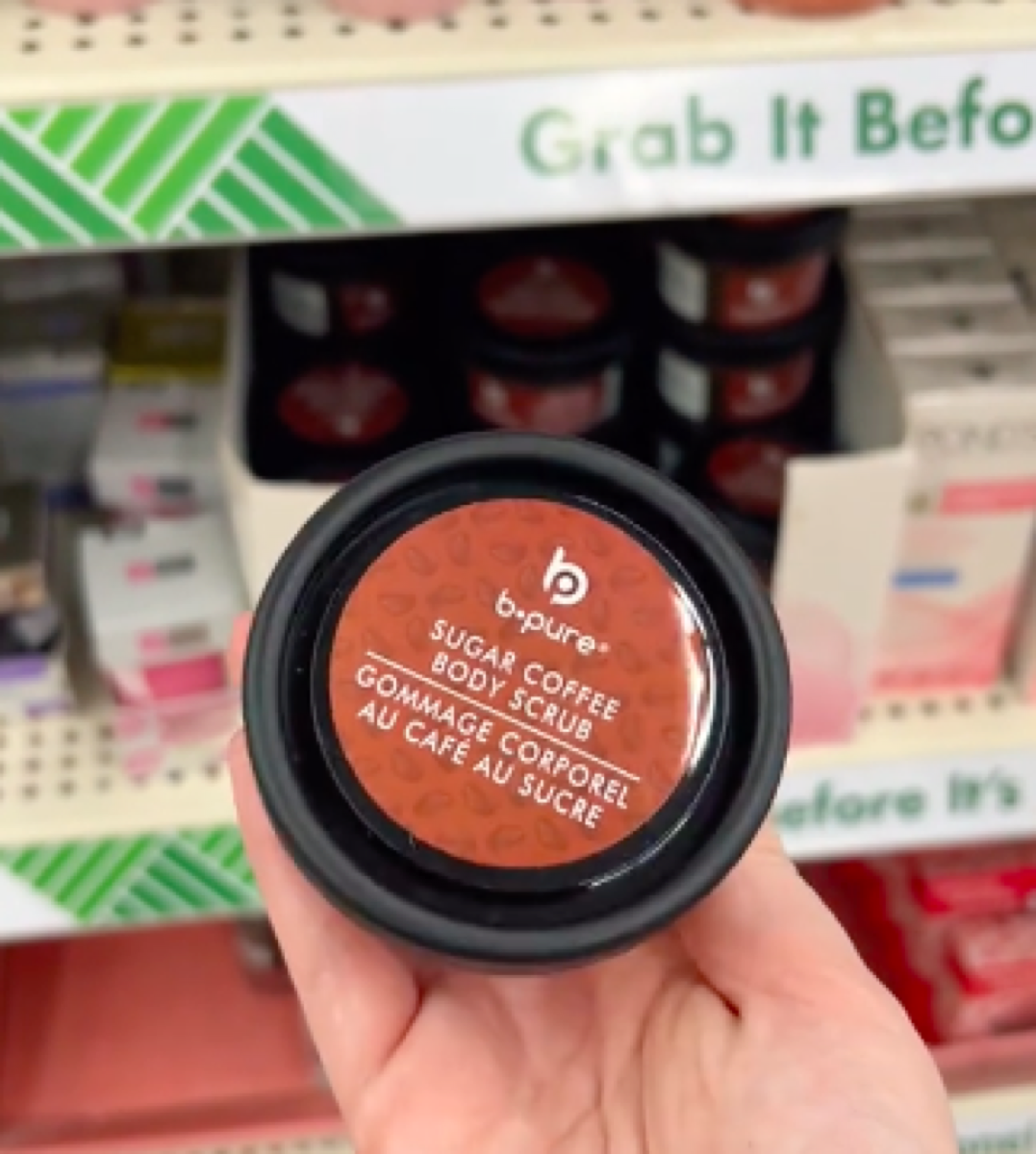 Dollar Tree Lush coffee scrub dupe