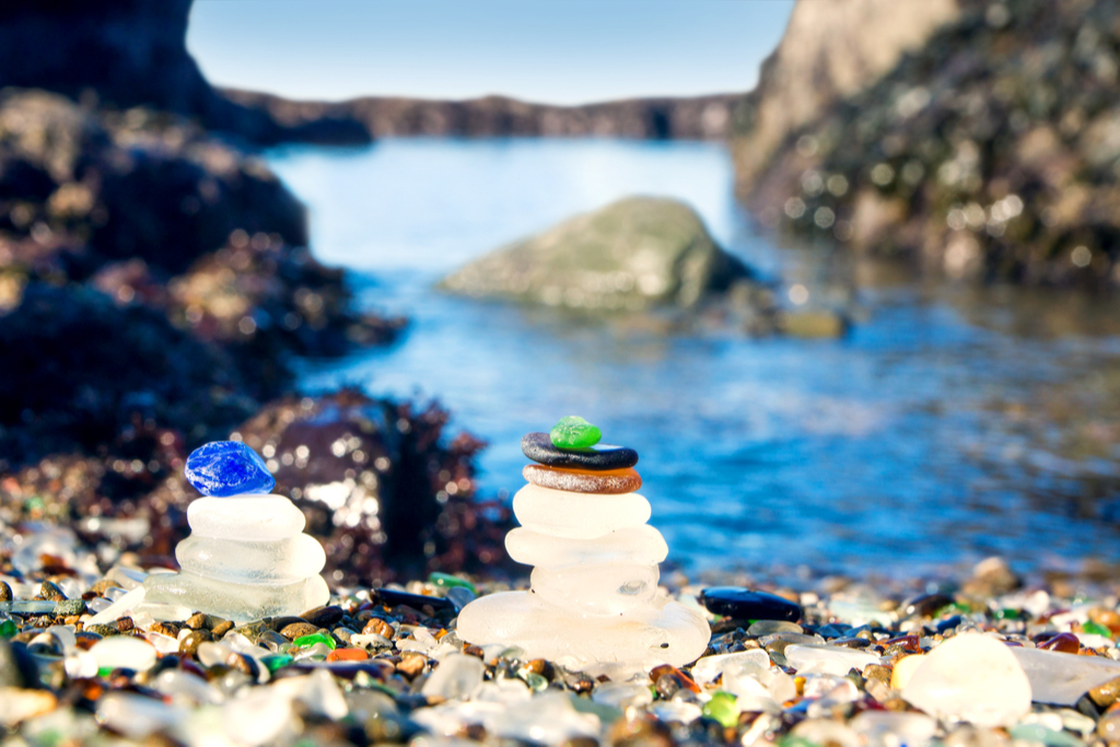 Glass Beach Fort Bragg Surreal Places in the U.S.