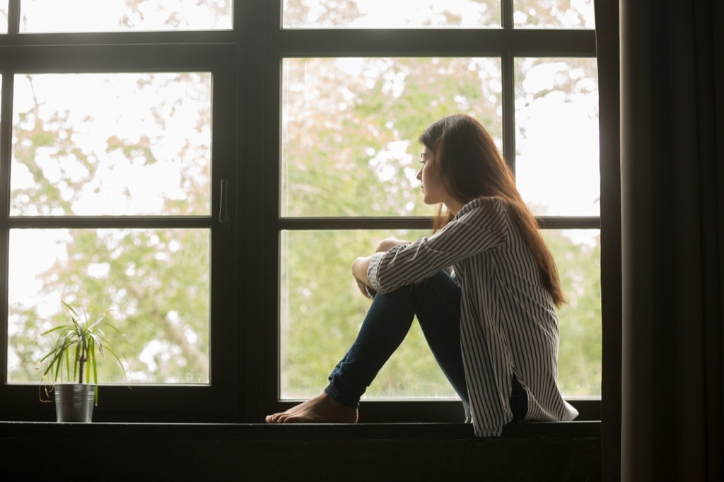 Woman Thinking Mindfulness