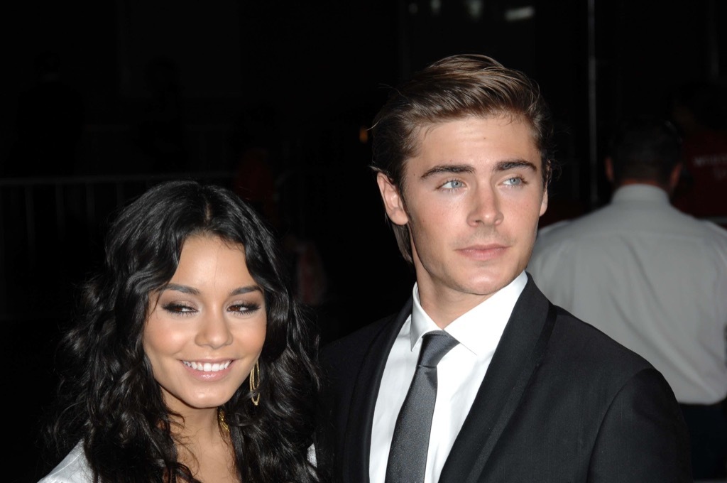 Zac efron and vanessa hudgens