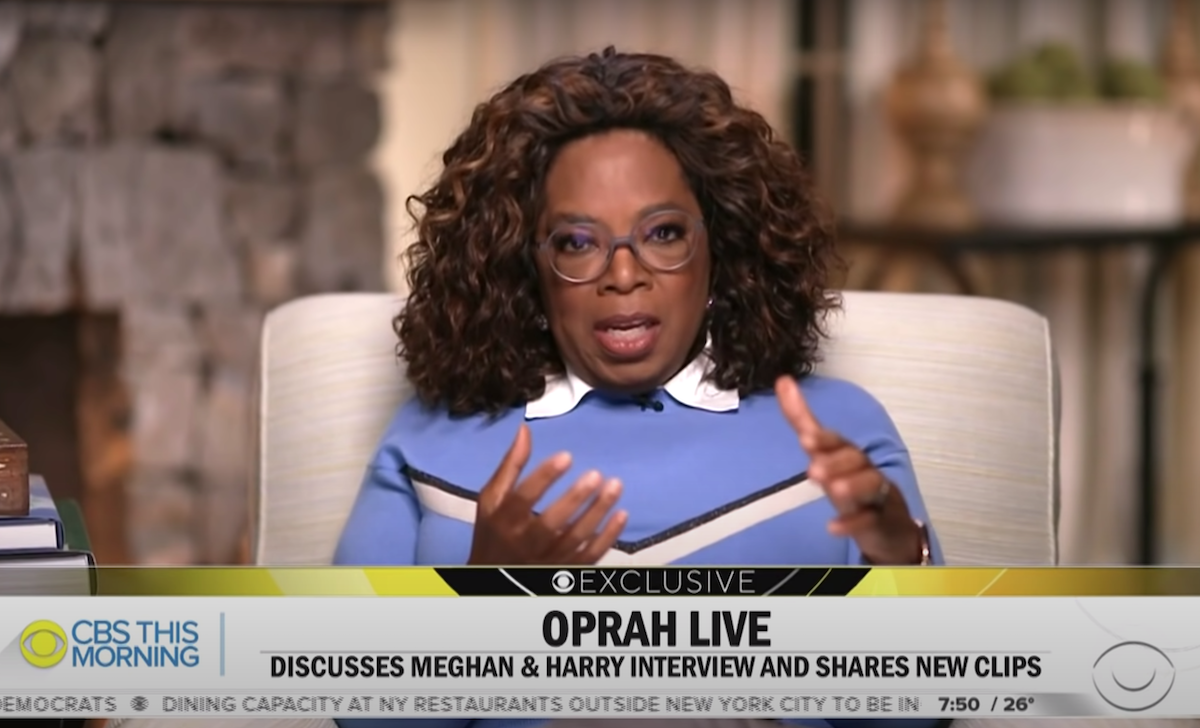 Oprah Winfrey during an appearance on 