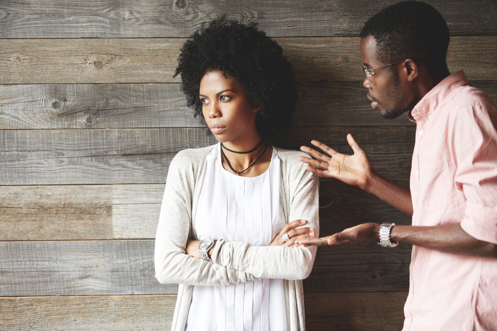 Couple Having Argument Over 40