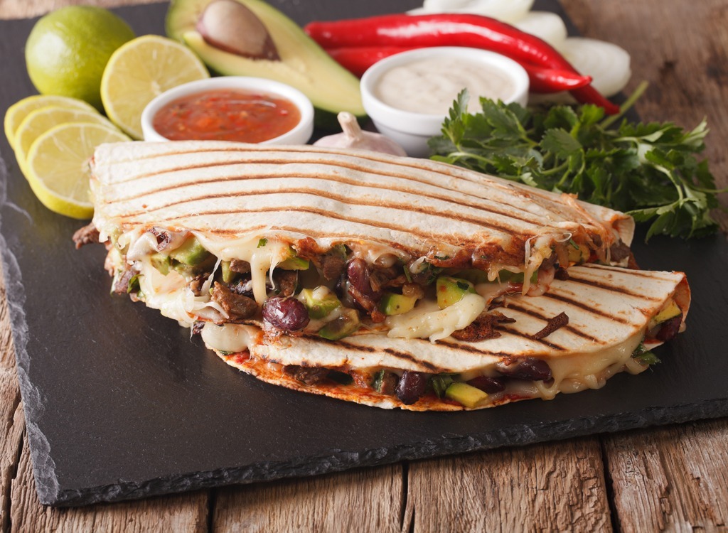 Black bean quesadilla