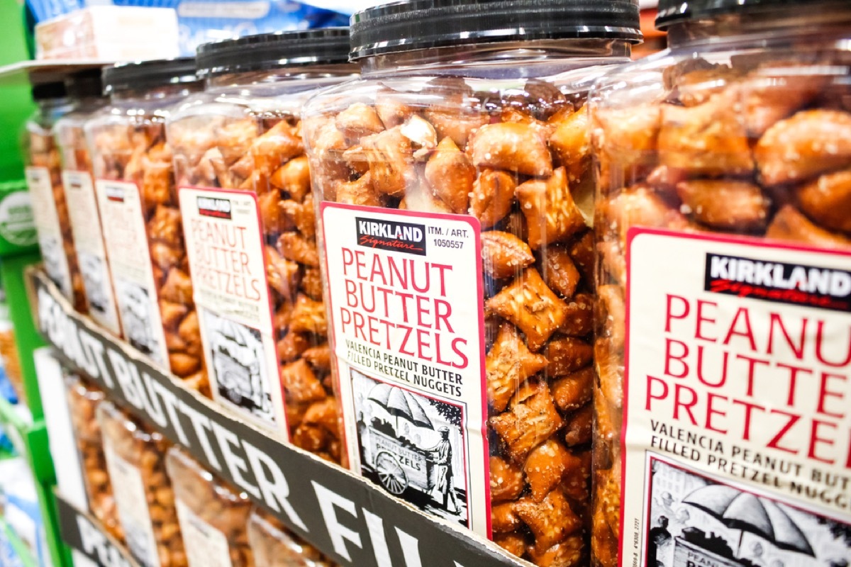 kirkland peanut butter pretzels at costco