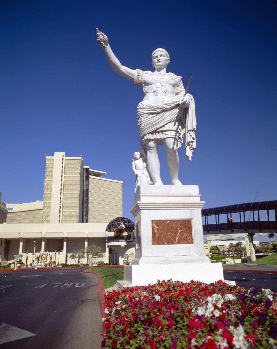 caesars palace statue las vegas nevada famous state statues