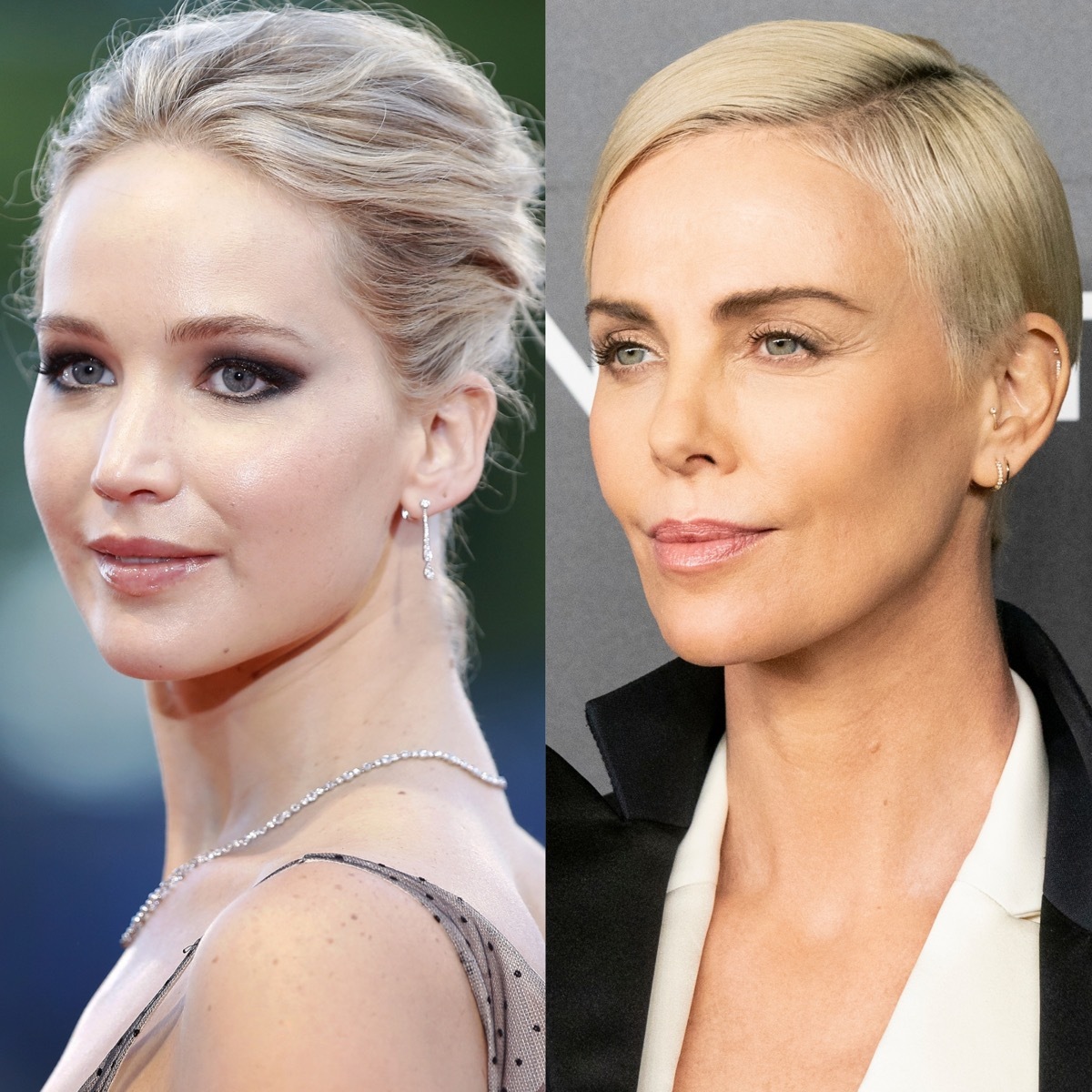 Jennifer Lawrence and Charlize Theron