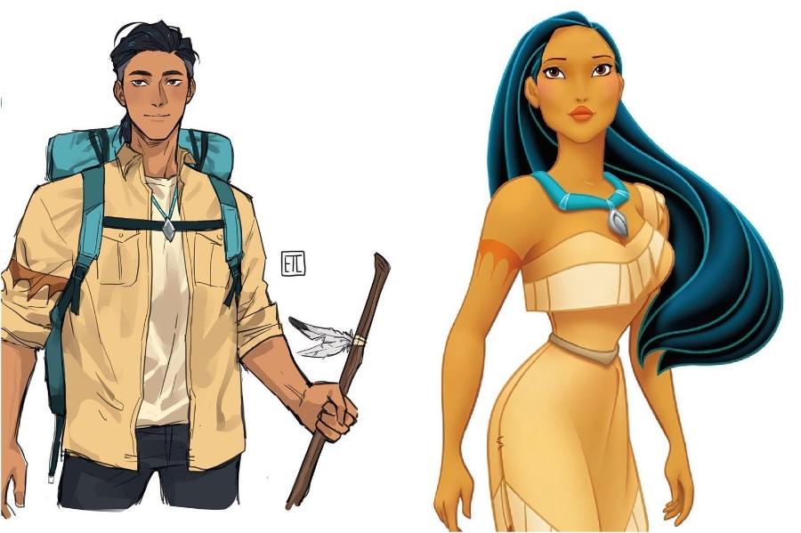 Pocahontas | If Disney Princesses Were Boys | Her Beauty