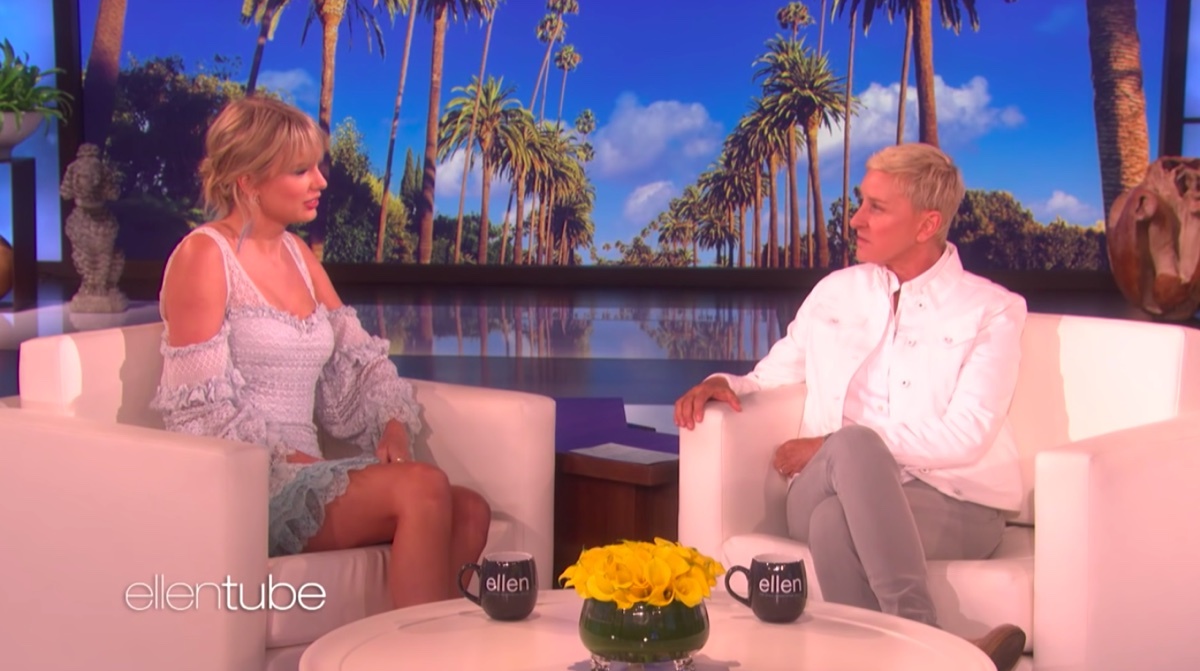 Taylor Swift and Ellen DeGeneres on The Ellen Show