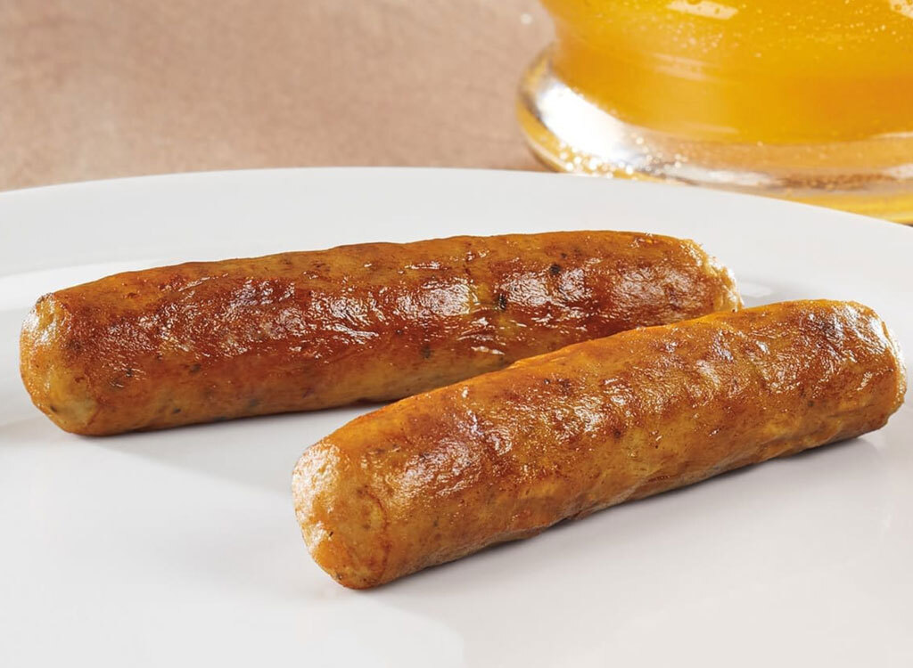 Dennys hearty breakfast sausage links