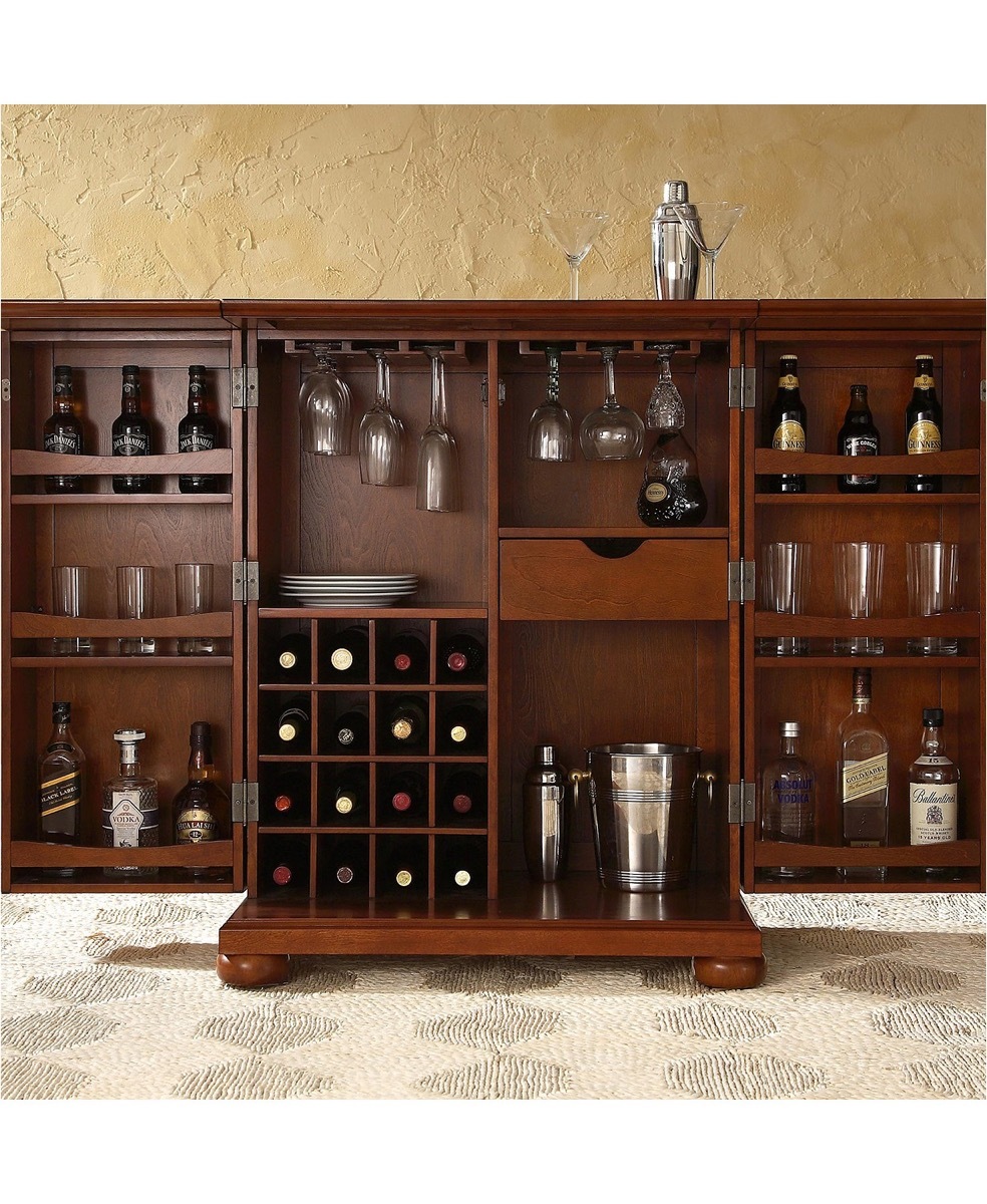 Expandable Bar Cabinet Storage Furniture