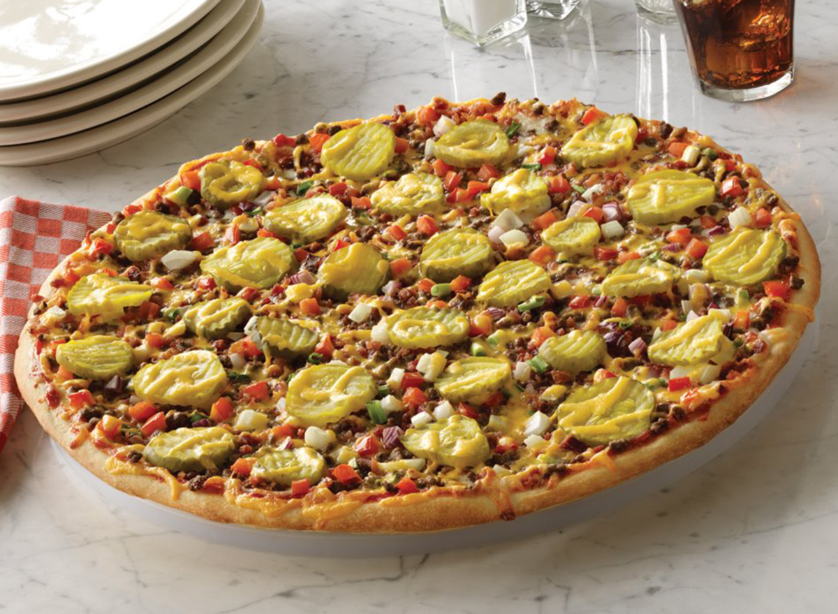 papa murphys cheeseburger pizza