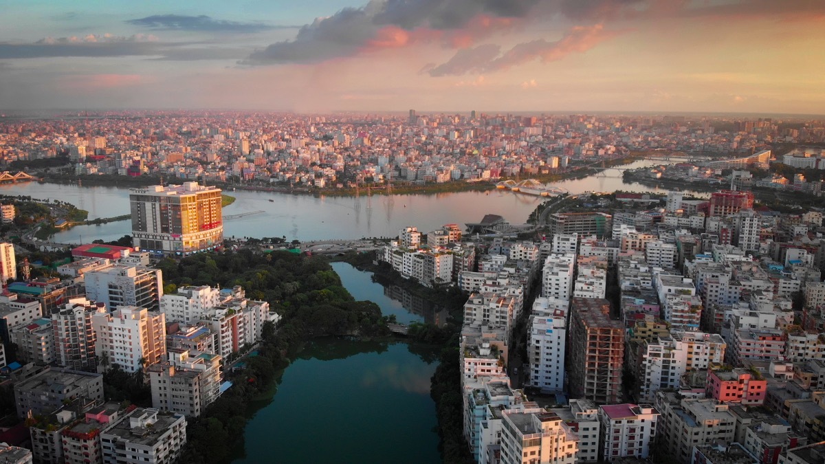 aerial view of dhaka bangladesh, wow interesting facts