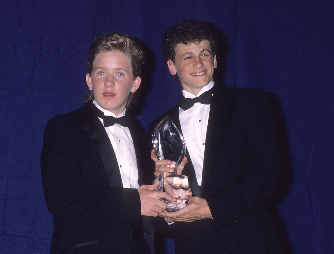 Jared Rushton and David Moscow at the 1989 People's Choice Awards