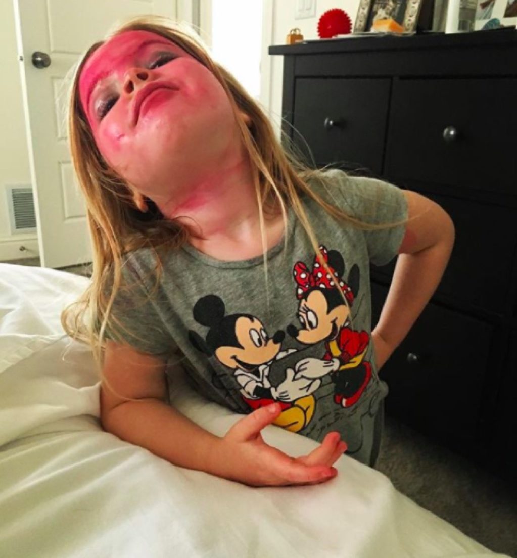 Makeup funny kid photos