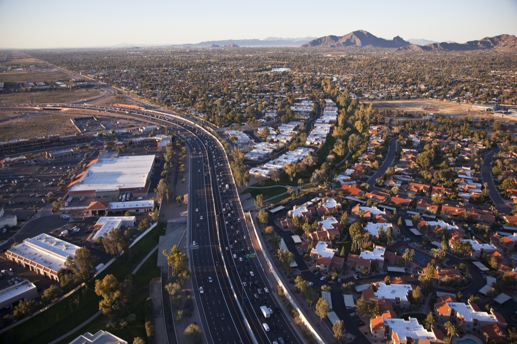 phoenix az worst driving cities