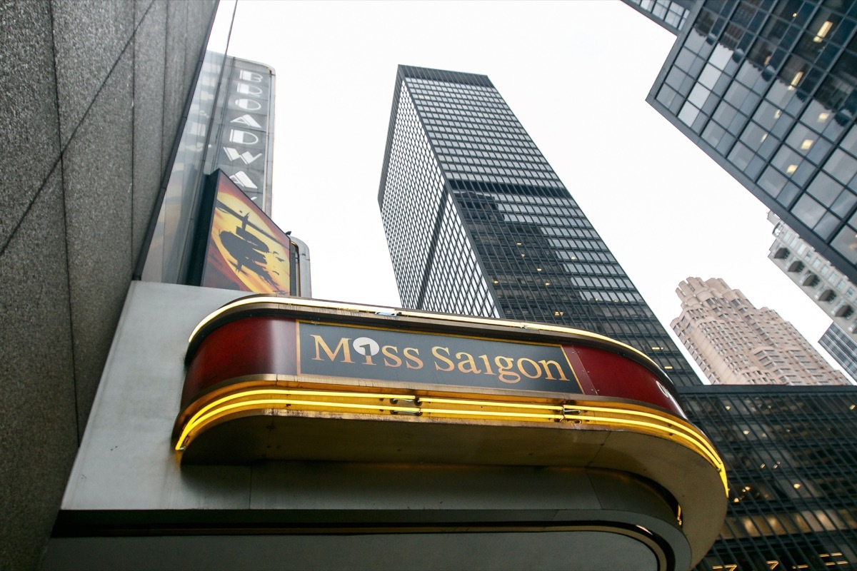 miss saigon broadway sign, broadway tickets