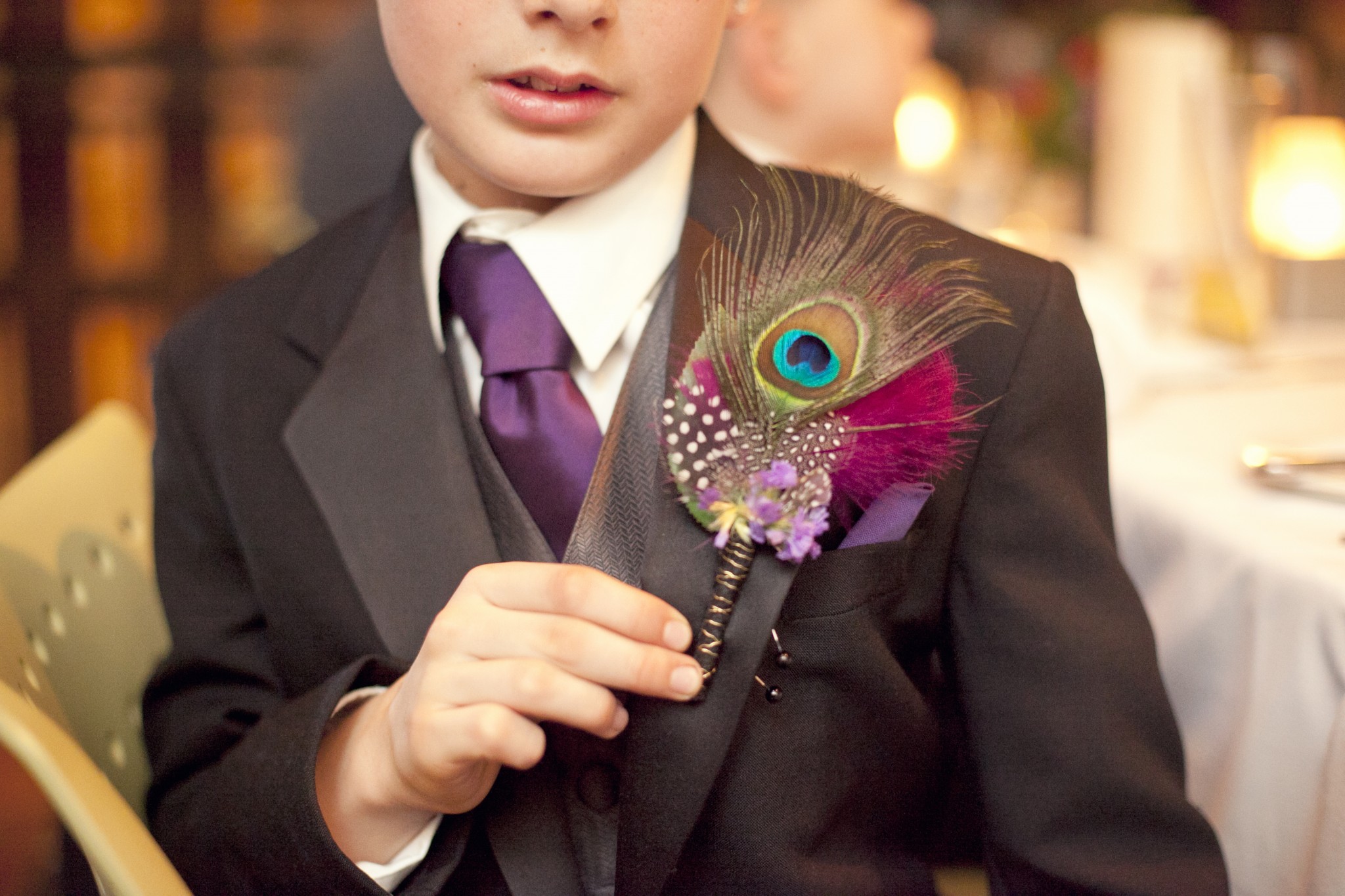 peacock feather wedding decoration - Summer Wedding Ideas 