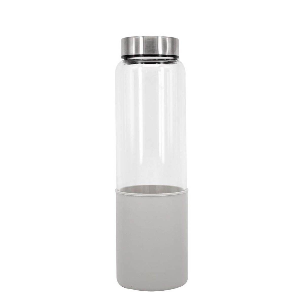 gray and clear water bottle, cute water bottles