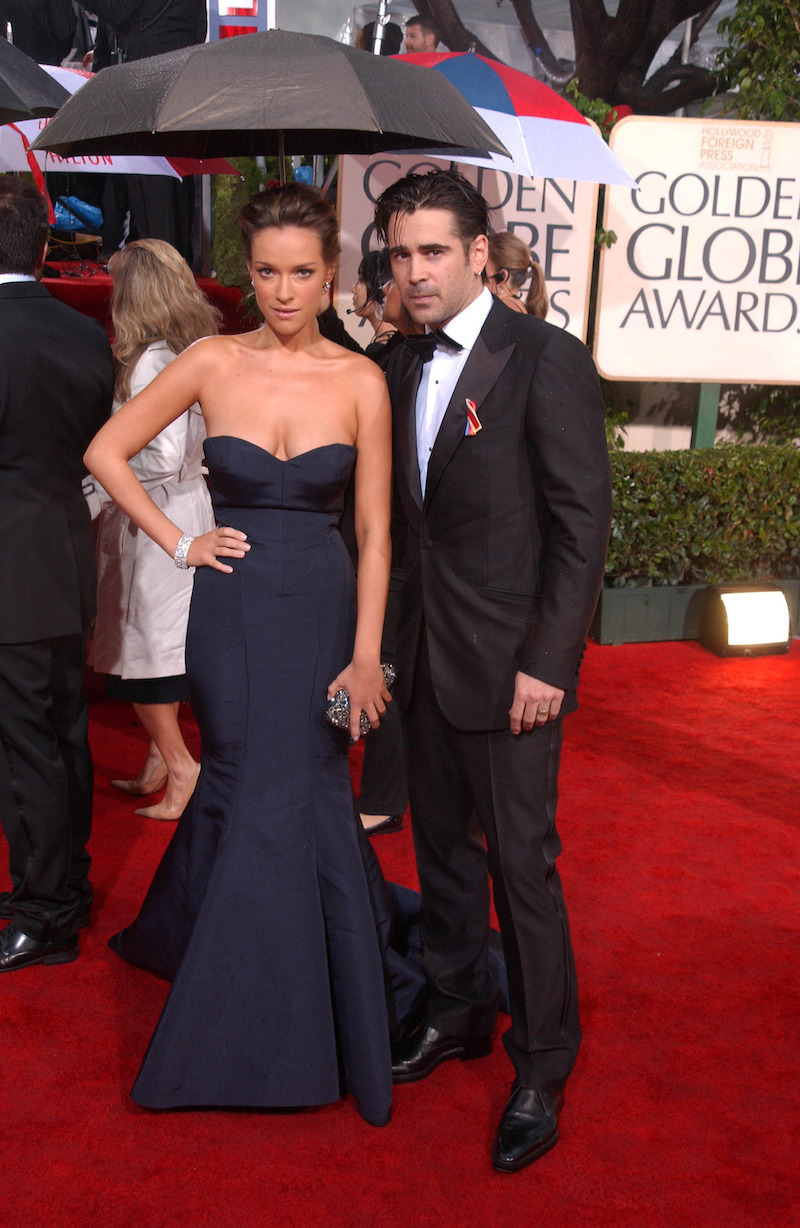 Alicja Bachleda-Curuś and Colin Farrell at the 2010 Golden Globe Awards