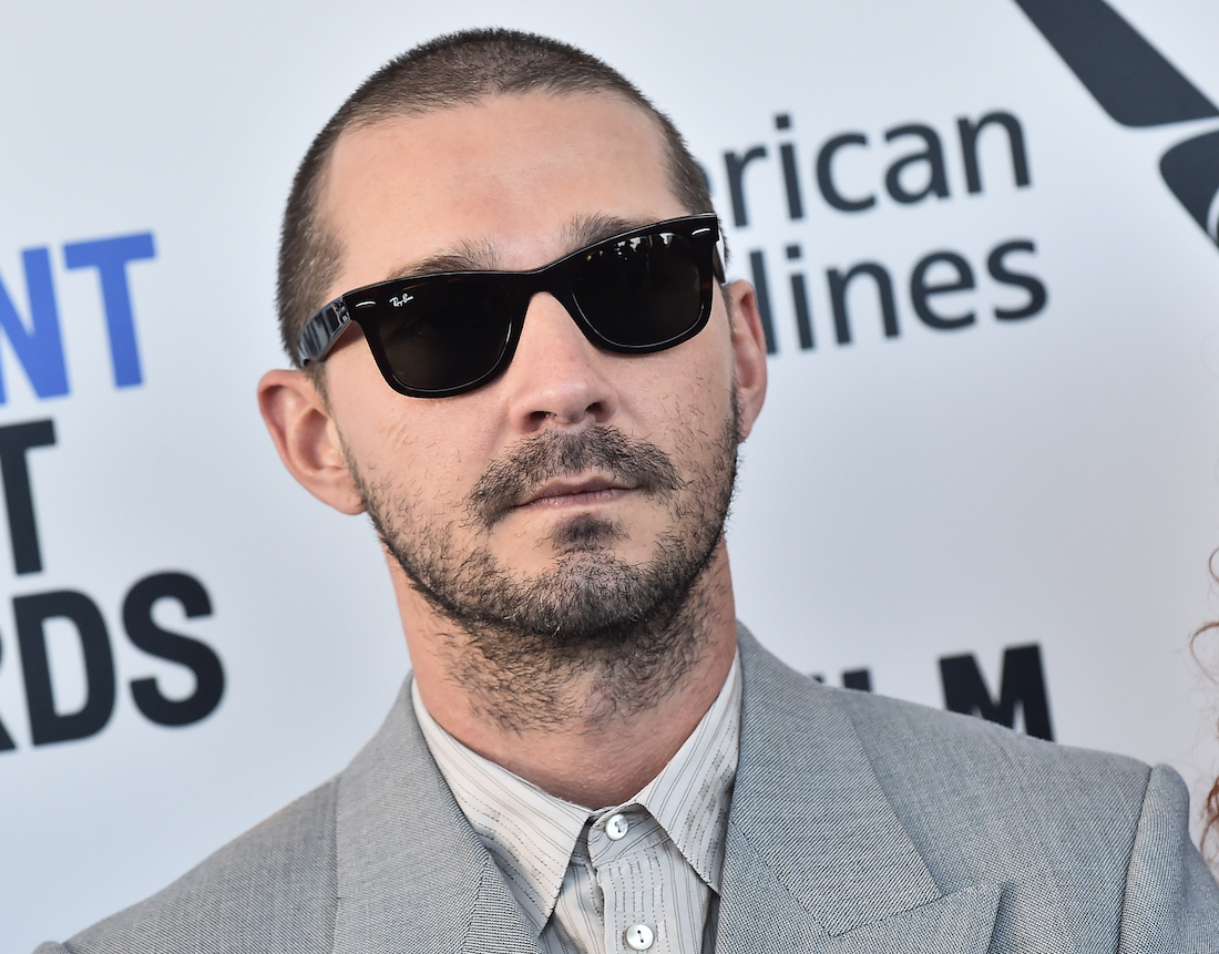 Shia LaBeouf at the 2020 Film Independent Spirit Awards