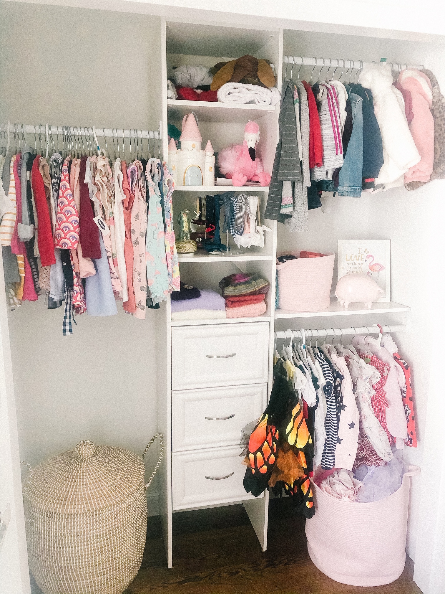 custom toddler closet