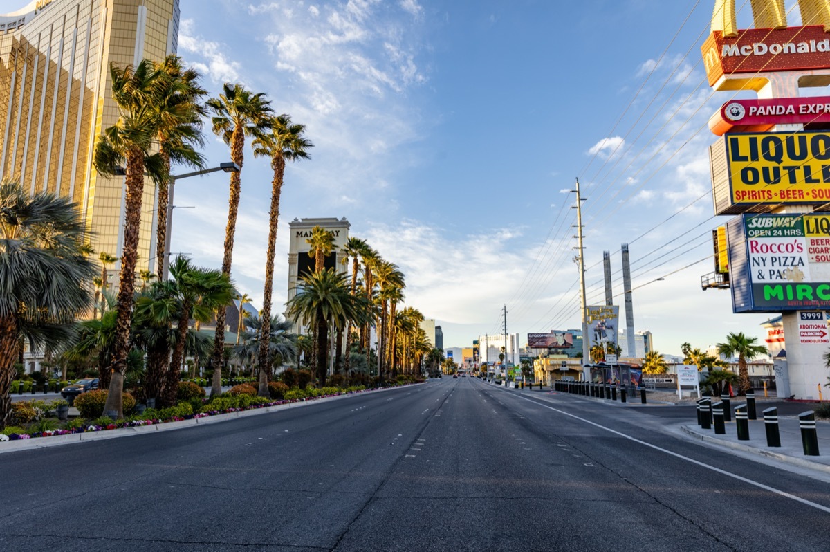 Las Vegas Strip during Coronavirus Pandemic