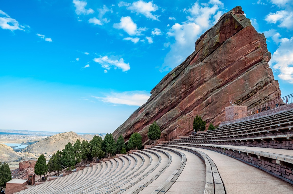 red rocks amphitheater, near denver colorado