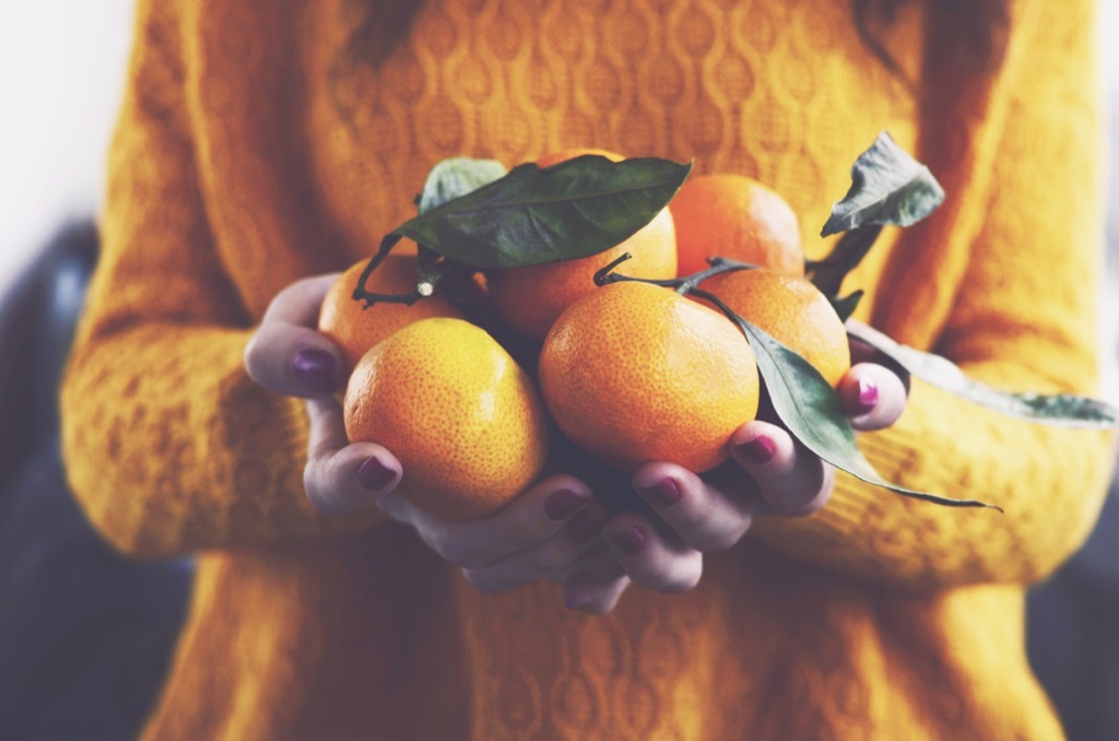 Clementines, which you can eat to be instantly happy.