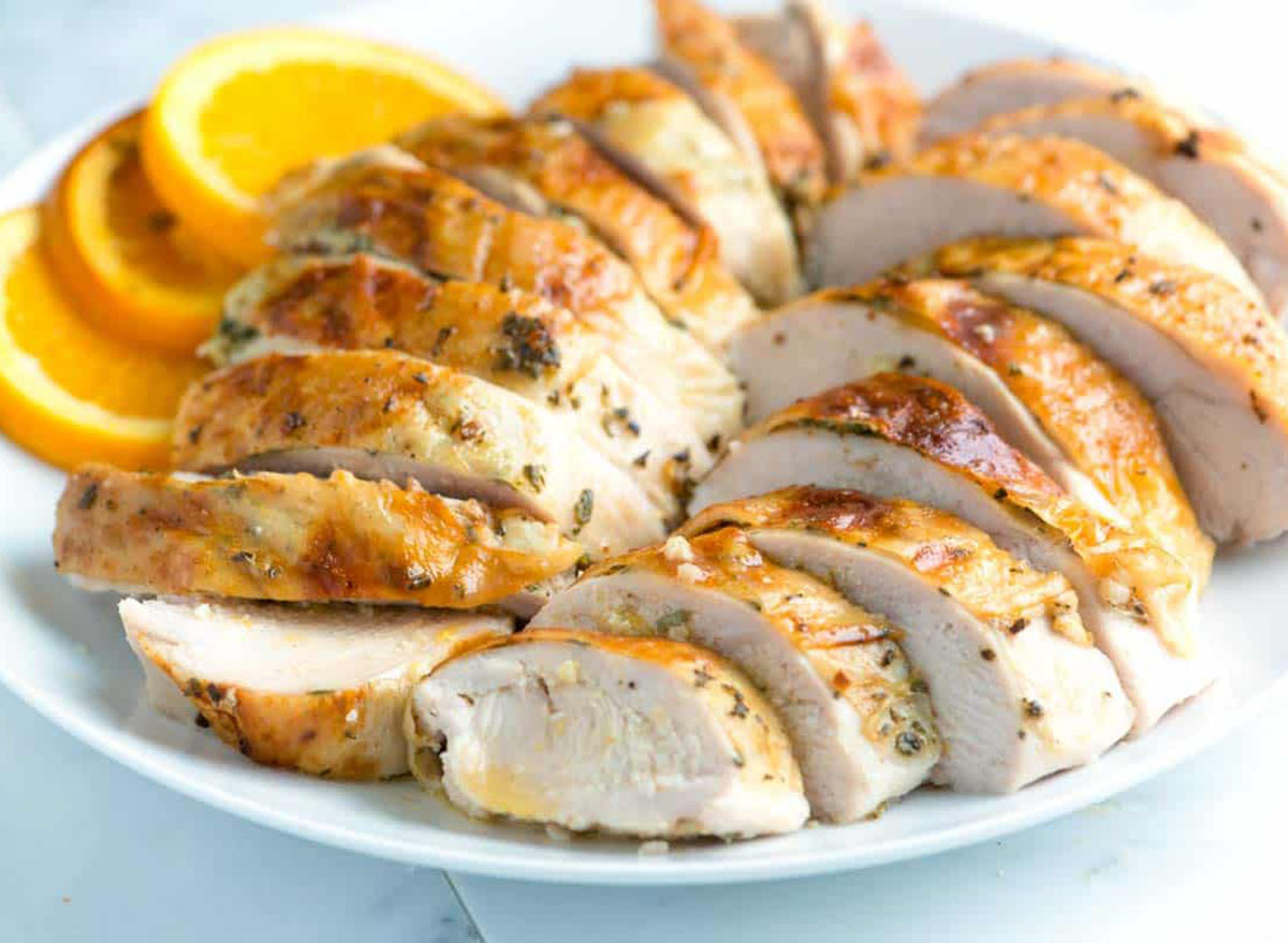 orange herb roasted turkey breast