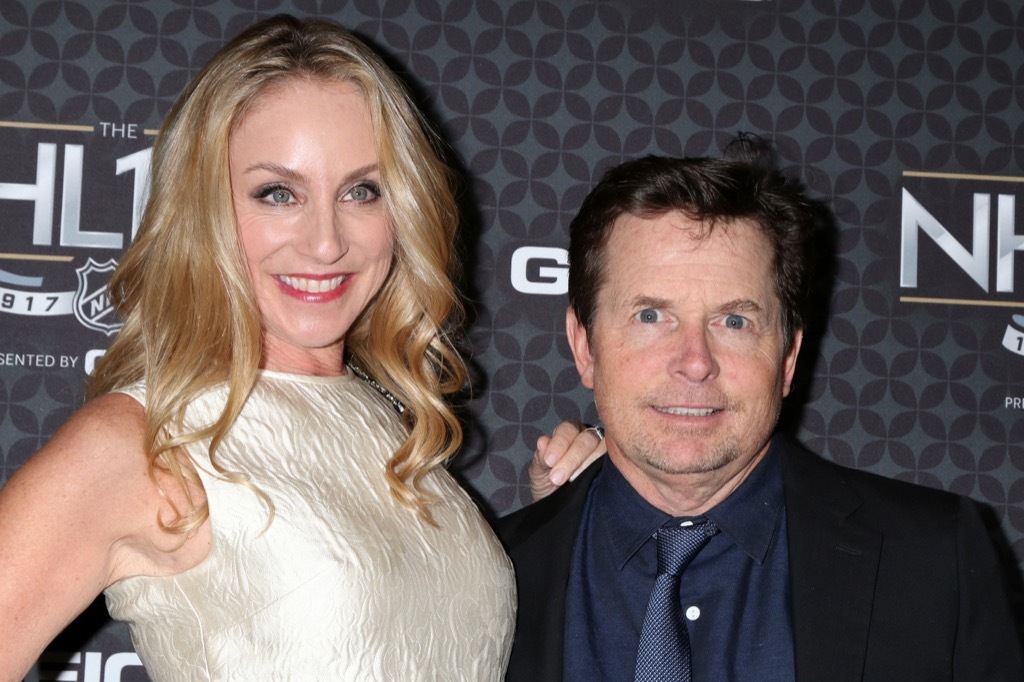 Michael J. Fox and Tracy Pollan