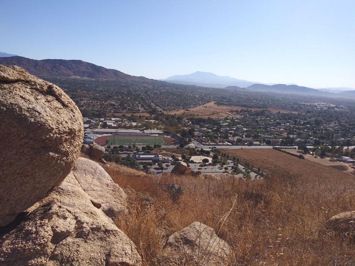 mountain view, moreno valley mountain, california