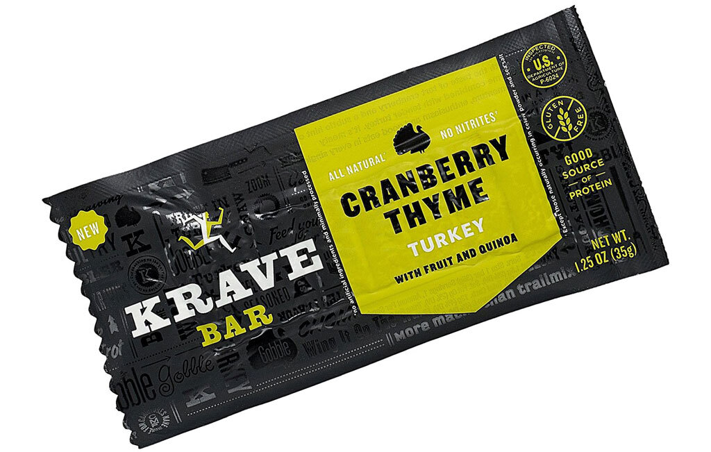 KRAVE Cranberry Thyme Turkey Bar