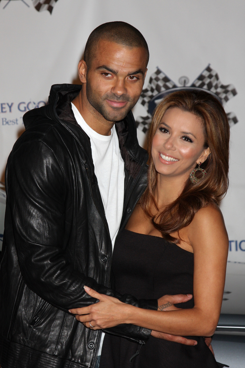 Tony Parker and Eva Longoria at the 