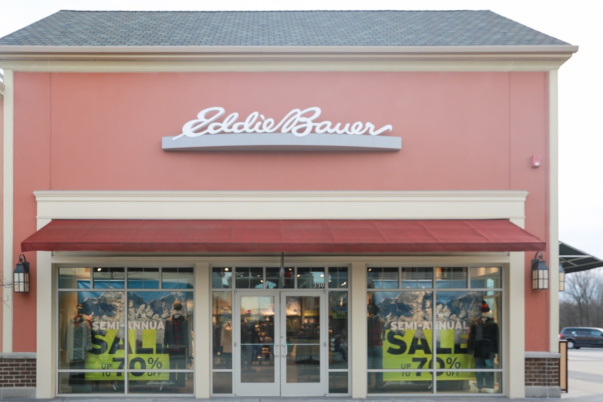 Eddie Bauer Storefront {Stores with Spring Markdowns}