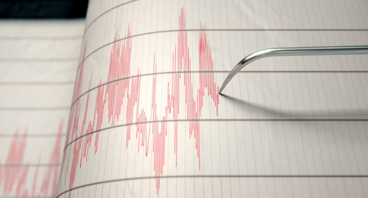 Seismograph readout