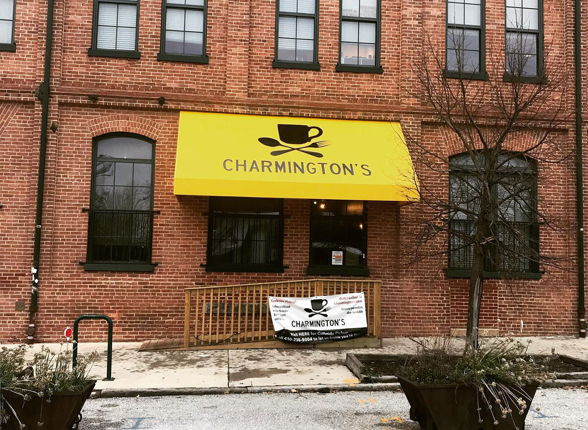 exterior of charmingtons in baltimore