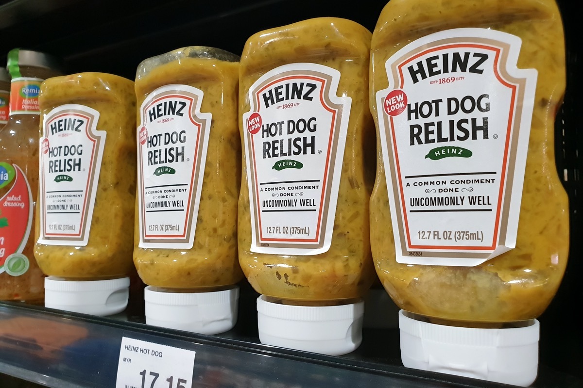 heinz hot dog relish