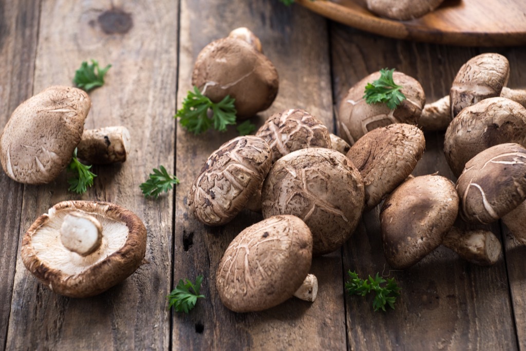 winter superfoods shiitake mushrooms