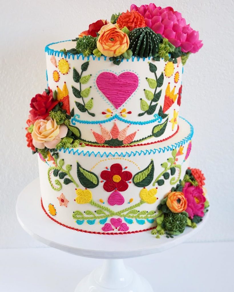 Embroidery Cakes by Leslie Vigil Will Bring You joy #8 | HerBeauty