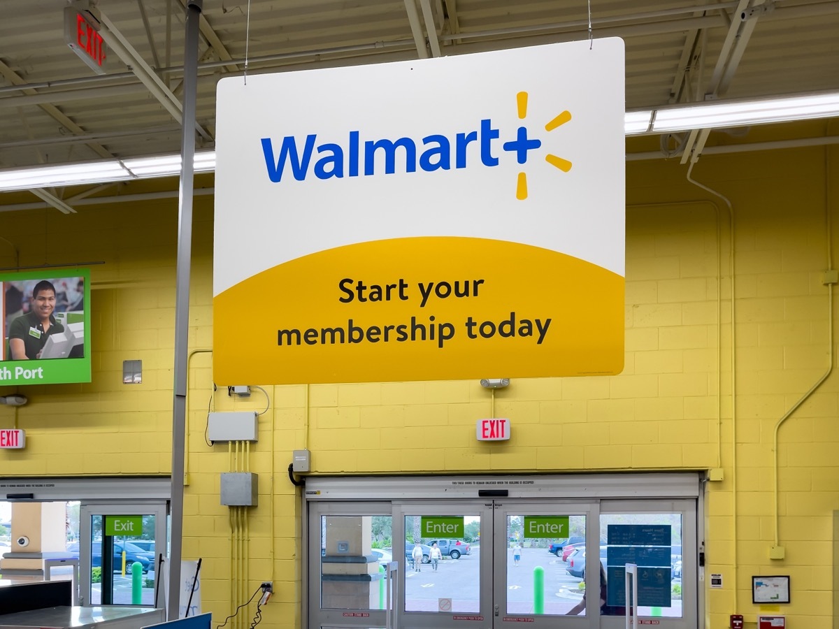 walmart+ membership sign