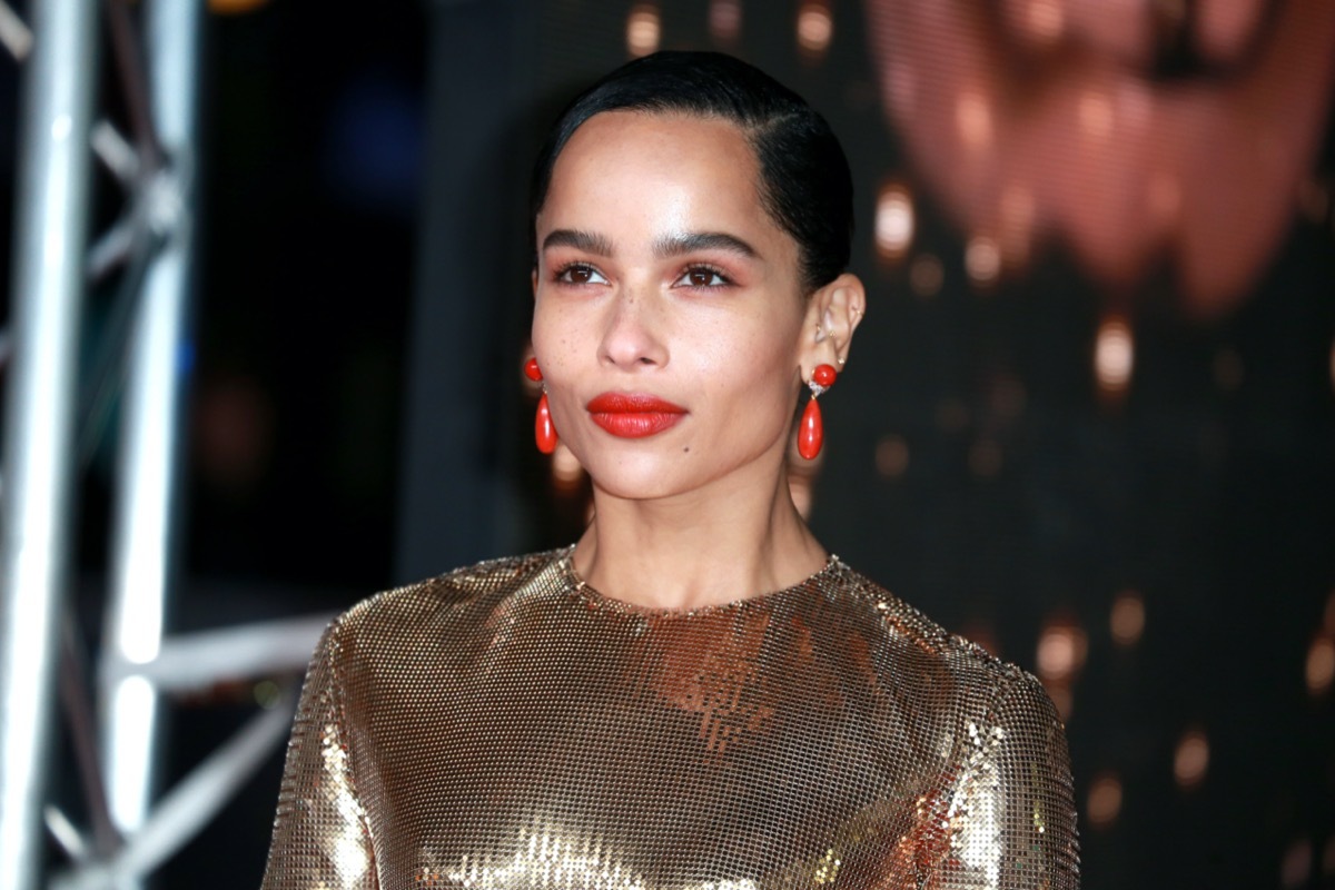 Zoe Kravitz at the British Academy Film Awards in 2020