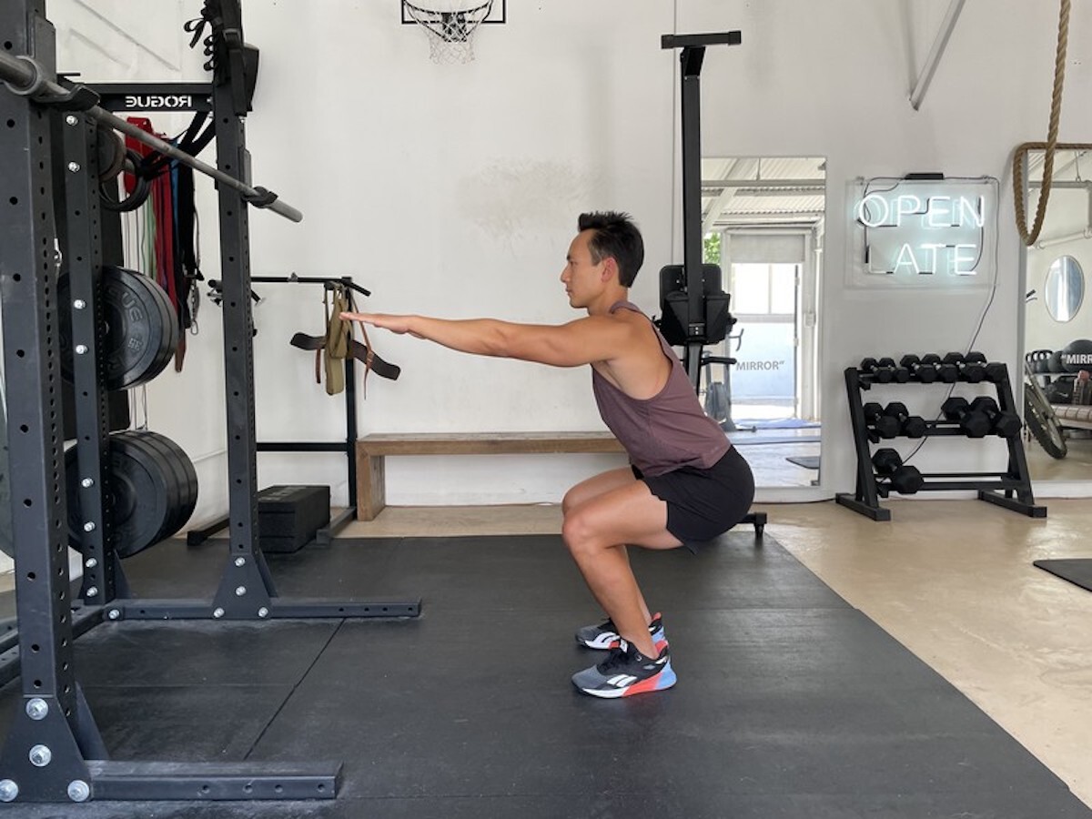 1 bodyweight squat