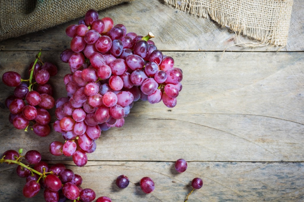 Grapes healthiest holiday finger foods