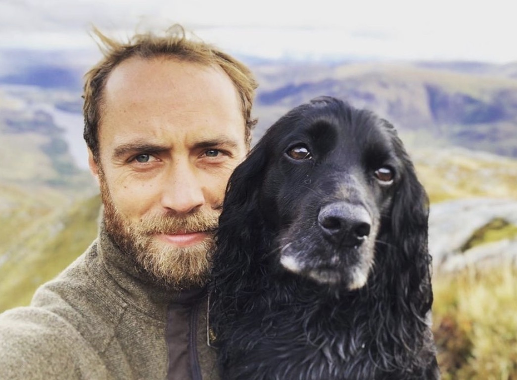 James Middleton and his dog