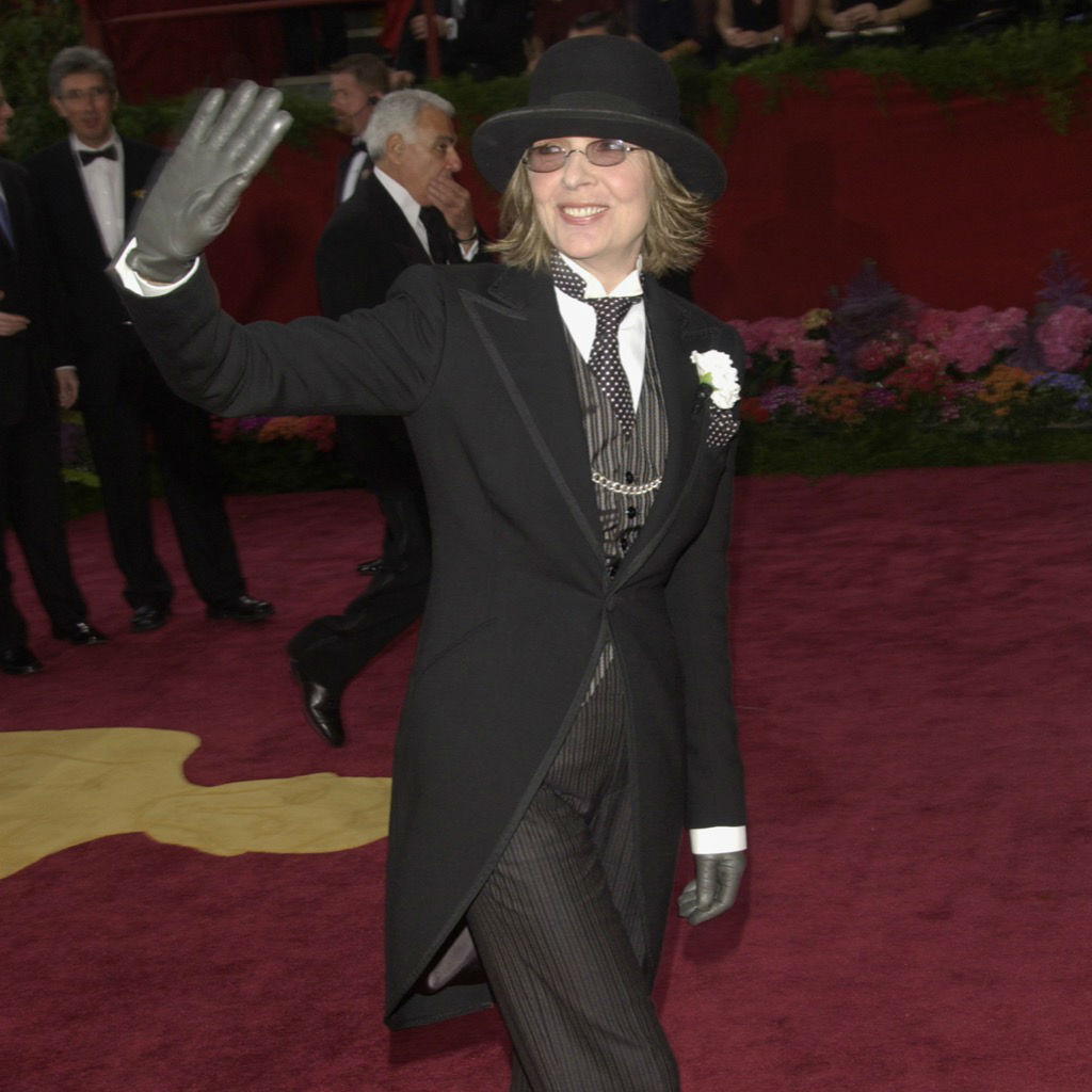 Diane Keaton red carpet fashion fails