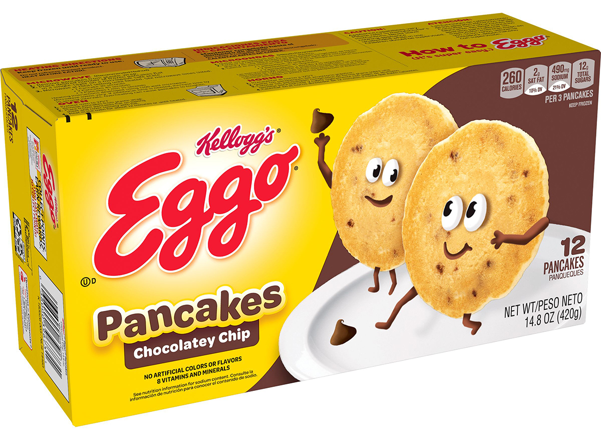 eggo chocolatey chip pancakes