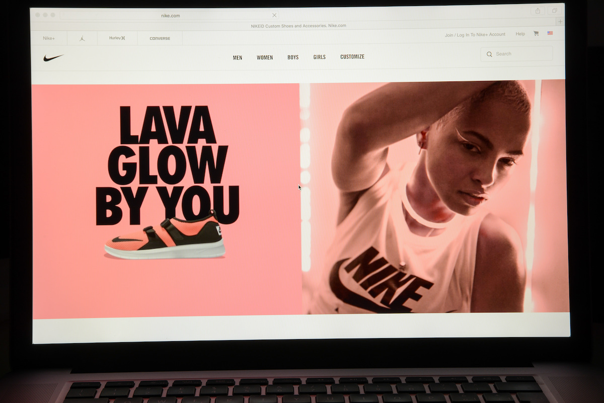 Nike website