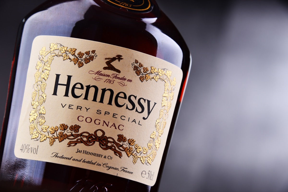 Bottle of Hennessy