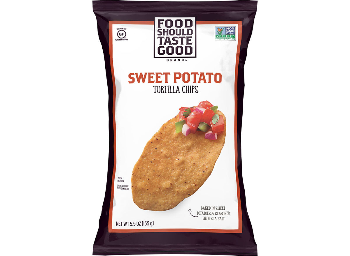 Food should taste good sweet potato chips - best healthy low calorie chips