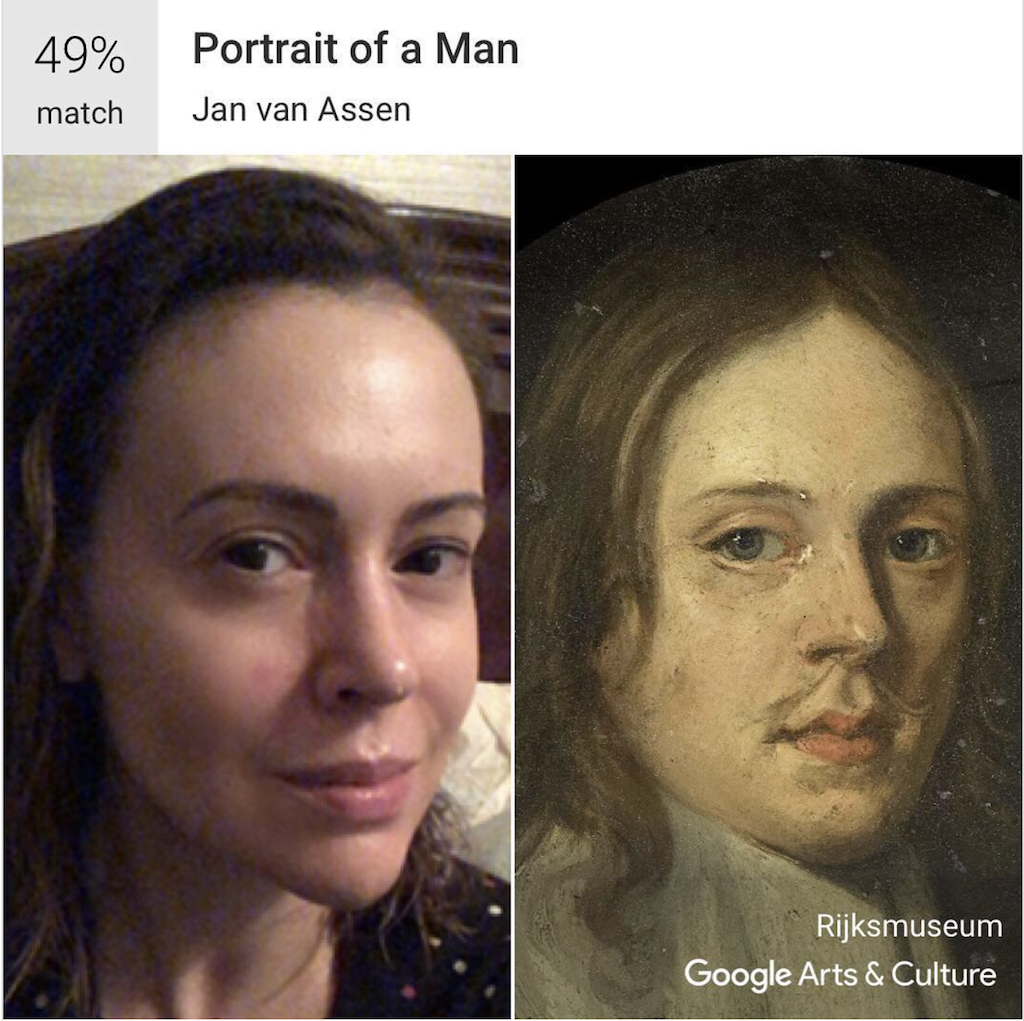 Alyssa Milano arts and culture app